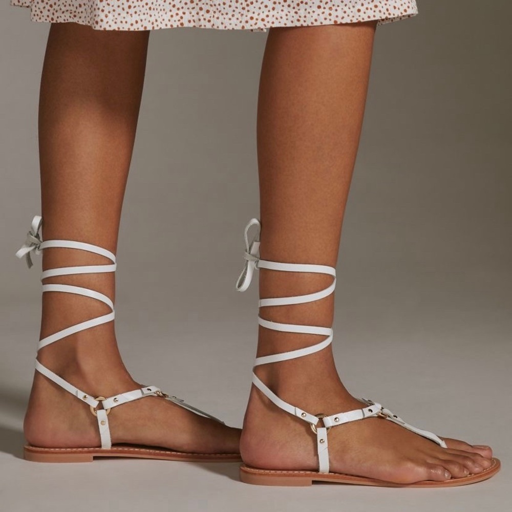 ☀️ ANTHROPOLOGIE • Pilcro Harness Tie-Up Sandals